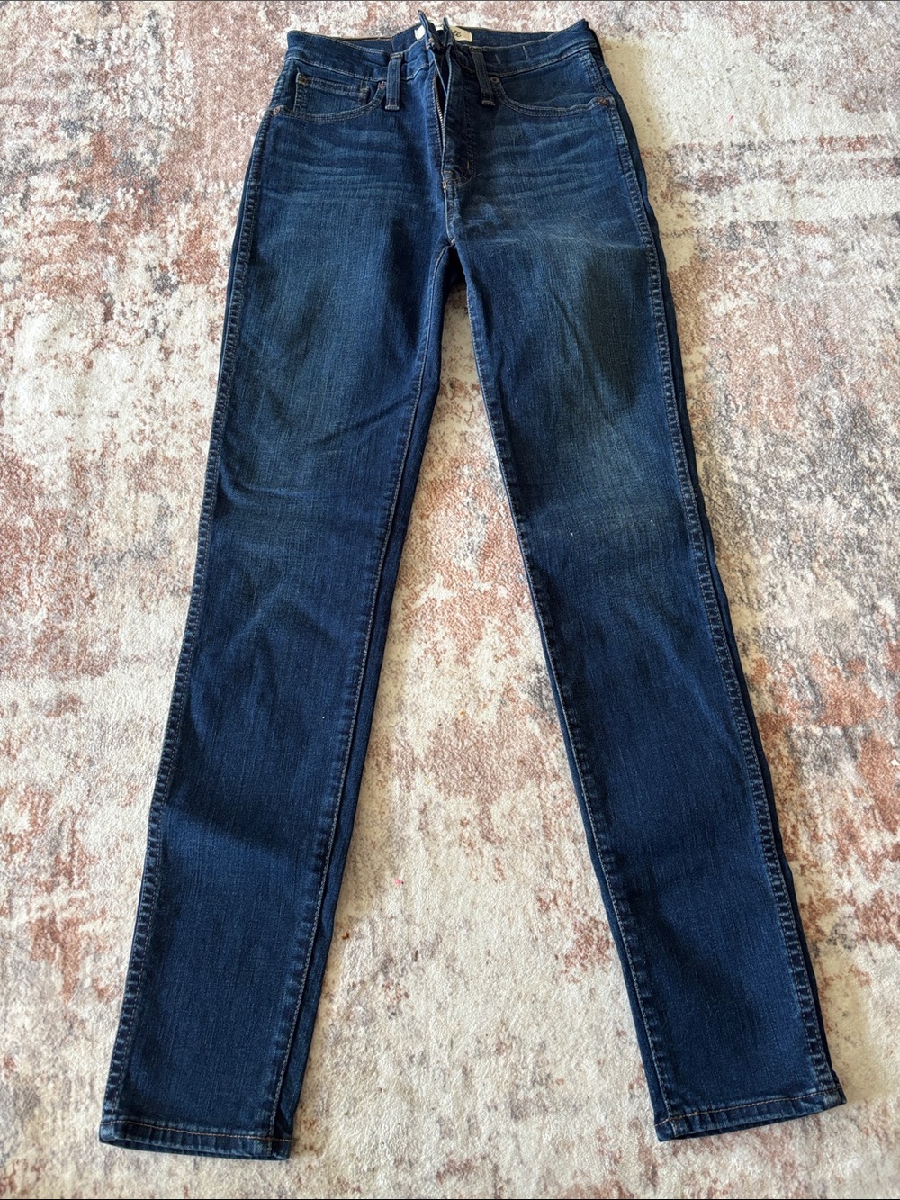 Madewell Indigo Skinny Jeans - Deep Blue Wash